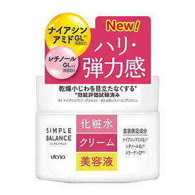 シンプルバランス ハリつやジェル 100g コラーゲン オールインワン アルコールフリー SIMPLE BALANCE ウテナ(utena)