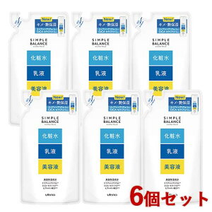 VvoX 邨[V ߂p 200mL×6Zbg iCAVA~h CICA Z~h qA_ I[C SIMPLE BALANCE Eei(utena)y(kC)z