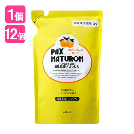 パックスナチュロン(PAX NATURON) お風呂洗いせっけん (泡スプレー) 詰替用 450ml 太陽油脂 [液体石けん 油汚れ]