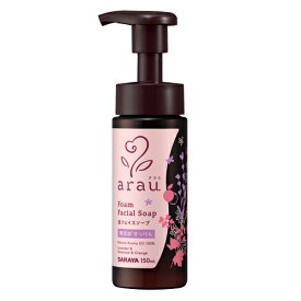 アラウ 無添加 泡フェイスソープ 本体 150ml 洗顔料 洗顔フォーム 低刺激処方 arau. サラヤ(SARAYA)【今だけ限定セール】