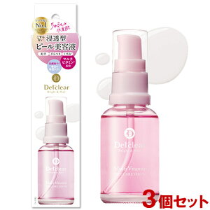 DET�N���A(Detclear) �u���C�g���s�[�� �s�[�����e�t 30mL×3�Z�b�g �s���N�O���[�v�t���[�c�̍��� �������e�t ���F���ϕi(MEISHOKU)�y�������z