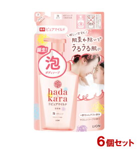 n_J(hadakara) AŏoĂ {fB\[v psA}Ch^Cv ₳\[v̍ l֗p 440ml×6Zbg 򕔊Oi CI(LION)y(kC)z