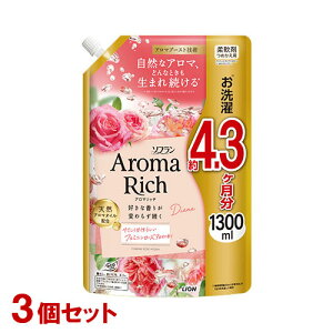 \t A}b` _ _CAi lփEgW{ 1300ml×3Zbg ߂ Aroma Rich CI(LION)y(kC)z