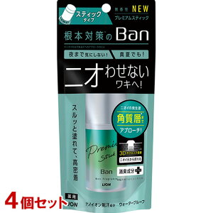 �o�� ���u���b�N�X�e�B�b�N �v���~�A�� ������ 20g×4�� ������ �h�L�� �f�I�h�����g �G�`�P�b�g�p�i Ban ���C�I��(LION) ������(�k�C������)