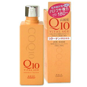 �o�C�^���G�C�W Q10 ���[�V���� �����ێ��t 180ml ���ϐ� ViTAL AGE �R�[�Z�[�R�X���|�[�g(KOSE COSMEPORT)