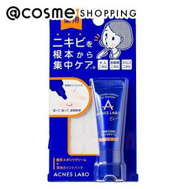 アクネスラボ アクネスラボ 薬用 スポッツクリーム 夜用ポイントパッチ（集中ケアシート）付 本体 7g フェイスクリーム アットコスメ 正規品