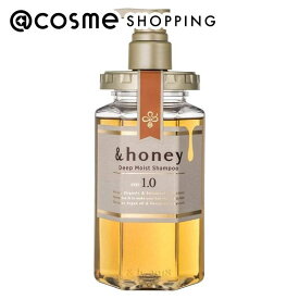 「ポイント10倍 5月10日〜11日」 &honey（アンドハニー） ディープモイスト シャンプー1.0 ピオニーハニー 440ml シャンプー アットコスメ 正規品 ヘアケア