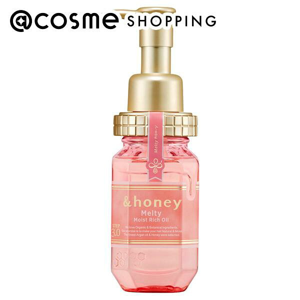 &honey（アンドハニー） &honey Melty モイストリッチヘアオイル3.0 本体/ベルベットローズハニー 100ml トリートメントヘアオイル アットコスメ 正規品 ヘアケア