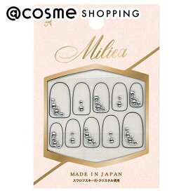 「ポイント10倍 4月25日」 ビー・エヌ MILIEA ジュエリーストーンシール MIL-15 1シート ネイルシール アットコスメ