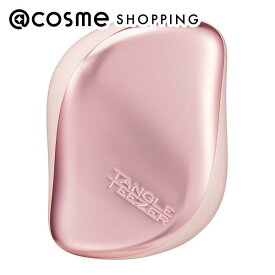 「ポイント10倍 6月4日20:00〜6日23:59」 TANGLE TEEZER(タングル ティーザー) コンパクトスタイラー マットピンククローム ヘアブラシ アットコスメ