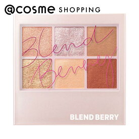 「ポイント10倍 6月1日」 BLEND BERRY オーラクリエイション #myfavbrown 006 (アーモンド&ゴールドブラウン) 6g アイシャドウ アットコスメ