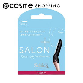 「ポイント10倍 3月10日」シック ハイドロシルク サロンプラストーンアップフェイススムーサー替刃 3個 カミソリ アットコスメ