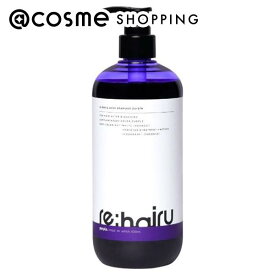 「ポイント10倍 9月4日20時〜6日」 re:hairu カラーシャンプー パープル 本体 500ml シャンプー アットコスメ