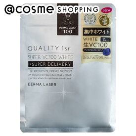 「ポイント10倍 1月24日〜25日」 クオリティファースト ダーマレーザー スーパーVC100 ホワイトマスク 7枚 フェイス用シートパック・マスク アットコスメ