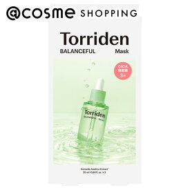 「ポイント10倍 3月4日20時〜6日」Torriden (トリデン) バランスフル シカマスク 本体 3枚 フェイス用シートパック・マスク アットコスメ