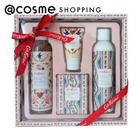 「ポイント10倍6月10日」CathKidston キープカインドギフトセット 200ml、100g、30ml、200ml ボディケアキット アットコスメ