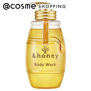 「ポイント10倍 10月25日〜26日」&honey(アンドハニー) ディープモイスト ジェルボディウォッシュ 本体/金木犀ハニーの香り 500ml ボディソープ アットコスメ