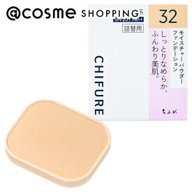 「ポイント20倍 12月4日20時〜6日」ちふれ モイスチャー パウダー ファンデーション 32 オークル系 詰替用/しっとり 14g ファンデーション アットコスメ _25Dec