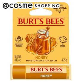 「ポイント10倍 9月15日」 BURT’S BEES リップバーム ハニー ハニーの香り 4.25g リップクリーム アットコスメ