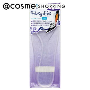 「ポイント10倍 11月1日」ドクターショール パーティーフィート ジェルインソール クリア 女性用 1足分(2枚) フリーサイズ/22.5cm〜26.0cm アットコスメ 正規品