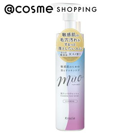 「ポイント10倍 3月10日」muo(ミュオ) 泡の洗顔料 本体 200ml 洗顔料 アットコスメ