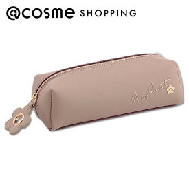 「ポイント10倍 12月15日」 マリークワント フリップサイドデイジー スクエアペンケース ベージュ 本体 H5×W18.5×D6cm 化粧ポーチ・メイクボックス アットコスメ