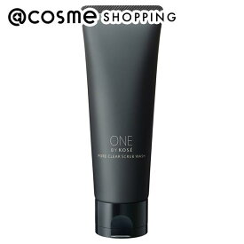ONE BY KOSE ポアクリア スクラブ ウォッシュ 130g 洗顔料 アットコスメ