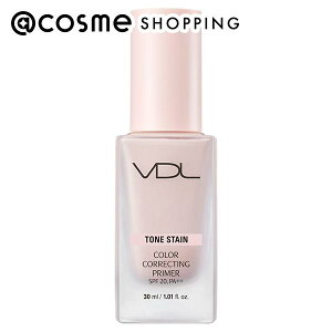 「ポイント10倍 11月1日」VDL(ヴィ・ディー・エル) トーン ステイン カラー コレクティング プライマー 02 ローズ 30ml 化粧下地 アットコスメ