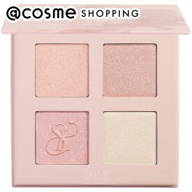 「ポイント10倍 11月10日」SELVE プリズムショットマルチハイライトパレット 01 ブロッサムピーチ 本体 16g パウダーハイライト 【送料無料】 アットコスメ