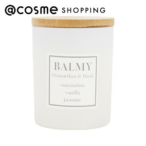 �u�|�C���g10�{ 4��5���vBALMY Candle osmanthus&musk �I�X�}���T�X/�o�j��/�W���X�~��/���X�N 130g �A���}�L�����h�� �A�b�g�R�X��