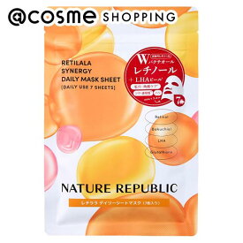 「ポイント10倍 11月15日」ネイチャーリパブリック レチララ デイリーシートマスク 7枚 フェイス用シートパック・マスク アットコスメ