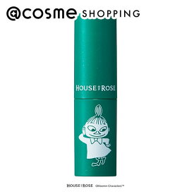 「ポイント10倍 1月24日〜25日」 ハウス オブ ローゼ ムーミン モイストリップ RD シアーレッド 無香料 7g リップクリーム アットコスメ