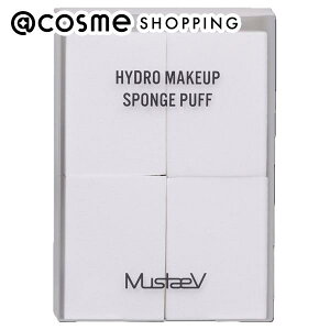 �u�|�C���g10�{ 4��10���vMustaeV HYDRO MAKEUP SPONGE PUFF 4�� �p�t�E�X�|���W �A�b�g�R�X��