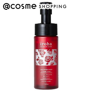 iroha INTIMATE CARE iroha INTIMATE WASH �y FOAM TYPE �z ����i/���[�Y�u���[���̍��� 150mL �f���P�[�g�]�[���p�\�[�v �A�b�g�R�X��
