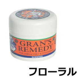 【選べるオマケ付き】 グランズレメディ 50g 【 フローラル 】( 並行輸入品 )[ GRAN'S REMEDY 足 靴 抗菌 除菌 消臭 消臭剤 消臭パウダー におい消し ブーツ スニーカー 無香 ] 【 定形外発送 】 定形外発送 送料296円〜