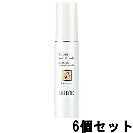 【あす楽】 アクセーヌ スーパーサンシールド EX R SPF50+・PA++++ 22g 6個セット [ acseine UVケア 日焼け止め 化粧下地 UVカット 日焼け対策 ウォータープルーフ セット商品 まとめ買い ] 【 宅配便 送料無料 】