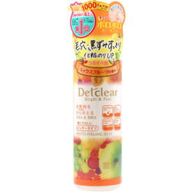 明色 DET クリア ブライト & ピール ピーリングジェリー ミックスフルーツの香り 180mL[4902468226045] 明色化粧品 ピーリング ジェリータイプ 天然由来 果実AHA 植物BHA ビルベリー 化粧水や美容液の浸透力アップ ゴマージュ 毛穴ケア