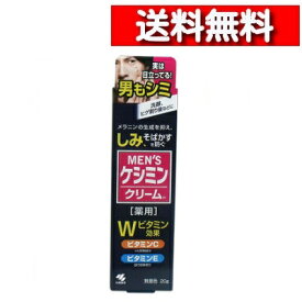 [単品送料込] メンズ ケシミン クリーム 薬用 20g [4987072034187] ケシミン シミ フェイスクリーム 保湿クリーム スキンクリーム ビタミンC誘導体 角質 浸透 メラニン 抑制 潤い 肌 男性用 医薬部外品 小林製薬