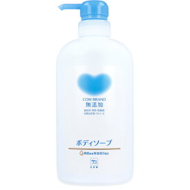 [単品送料込] カウブランド 無添加 ボディソープ ポンプ付 500mL [4901525011457] ボディケア ボディ ウォッシュ 低刺激 保湿 ボディ洗浄 セラミド ヒアルロン酸 アミノ酸 敏感肌 牛乳石鹸