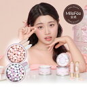 【公式】ミルフィー アントワネットペルル フェイスパウダー パフ付き セミマット ツヤ肌 パール ラメ シアー ロココ ルースパウダー ルースフェイスパウダー ベースメイク カラーボール パールパウダー ピンク パープル MilleFee