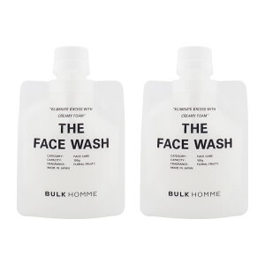 [2�Z�b�g]BULK HOMME �o���N�I�� �U �t�F�C�X�E�H�b�V�� 100g �Z���A ���΂��� �玉 �ь� ����[�M�t�g���b�s���O�Ή�]