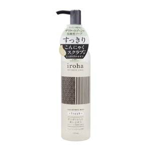 iroha �C���n �C���e�B���[�g �E�H�b�V�� �t���b�V�� 135mL ����ɂႭ�X�N���u �V�R�����z�� �W���j�p�[�ƃ��C���̍��� [�M�t�g���b�s���O�Ή�]