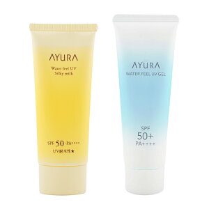[2��ނ���I�ׂ�]AYURA �A���[�� �E�H�[�^�[�t�B�[��UV �V���L�[�~���N �W�F���� SPF50 PA++++ ���Ă��~�߃~���N �W�F�� UV�P�A[�M�t�g���b�s���O�Ή�]