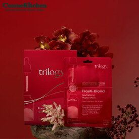 【ポイント10倍】【trilogy】フレッシュブレンド オイル＋シートマスク3枚セット | シートマスク フェイスマスク パック ギフト プレゼント 毛穴 ハリ ツヤ ツバキ スキンケア スペシャルケア 保湿 人気 ローズヒップ