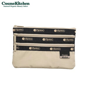 �y�|�C���g10�{�z�yLeSportsac×Cosme Kitchen�z3ZIP COSMETIC | �����i �o�b�O ���� ���菤�i ���ʌ��� ����i �|�[�` �y�� �}���`