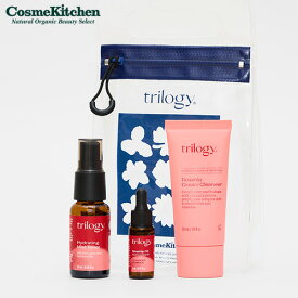 【trilogy】＜FLOWER＞ヒーローキット | スキンケア セット 乾燥 くすみ ミニサイズ トライアル クレンジング 化粧水 くすみ お試し ギフトプレゼント 肌荒れ ハリ ツヤ