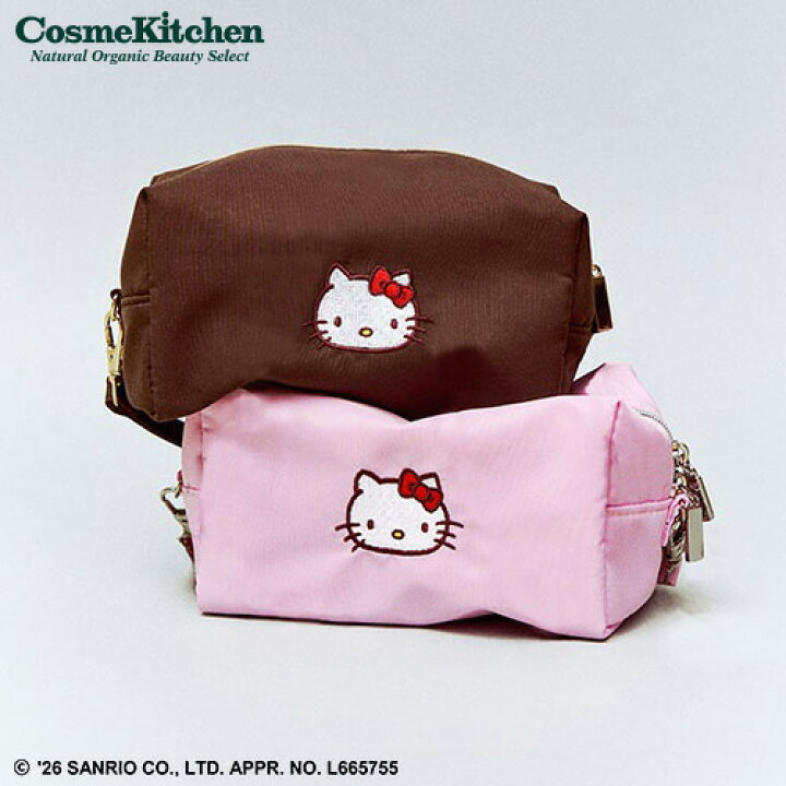 楽天市場】【Cosme Kitchen】＜HELLO KITTY＞ミニバッグポーチ＜全2色 