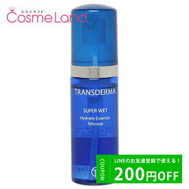 500円OFFクーポン配布中★29日23:59まで！トランスダーマ TRANSDERMA スーパーウェット ムースタイプ 60mL 化粧水 ローション