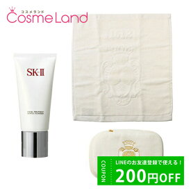 200円OFFクーポン配布中★17日23:59まで！【セット】SK-II フェイシャルトリートメント ジェントル クレンザー 120g + サンタマリア ビューティーケース 洗顔フォーム 母の日