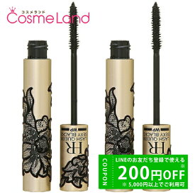 【500円OFFクーポン★14日23:59まで！】【セット】ヘレナルビンスタイン HELENA RUBINSTEIN ラッシュクイーン セクシーブラック ウォータープルーフ 01 ヘレナ ルビンスタイン マスカラ 2本セット 冬ギフト